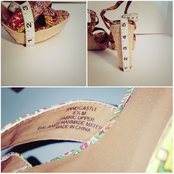 MADELINE GIRL - SANDCASTLE PLATFORM HEELS NWOB - Picture 8 of 8